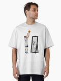 Stephen Curry - Goat Shooter Oversized T-shirt | Trendy Graphic Tee | Casual Unisex T-shirt