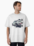 White RAUH Welt Oversized T Shirt T Shirt Viral TikTok Daily Wear