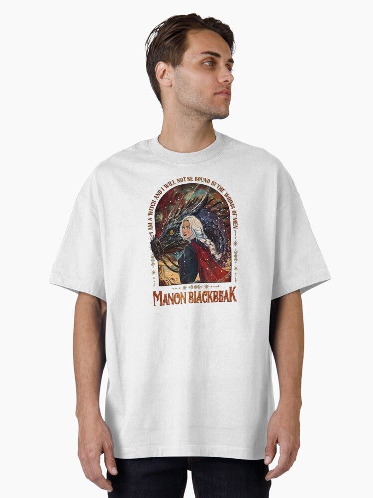 Manon Blackbeak The Thirteen Throne Of Glass Fantasy Readers Romance Readers Book Lover Bookish Gifts Oversized T Shirt