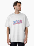 2026 Chrome Aesthetic Illustration Shiny Trendy Oversized T Shirt T Shirt Premium Print Daily Wear