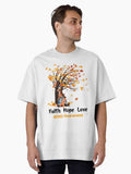 ADHD Awareness Faith Hope Love Oversized T-Shirt