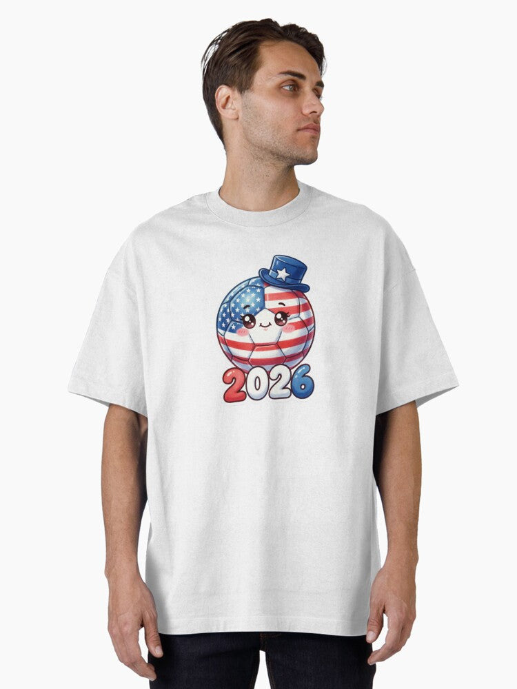 United States World Cup 2026 sticker Oversized T-Shirt