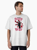 Please Stop War Oversized Shirt T Shirt Gift Ready
