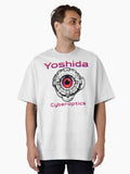 Yoshida Cyberoptics - Cyberpunk Synthwave Eye Oversized T-Shirt | Premium Unisex T-Shirt, Trending Graphic Tee