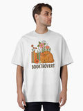 Booktrovert Oversized T Shirt T Shirt Best Seller Look Top Rated Design