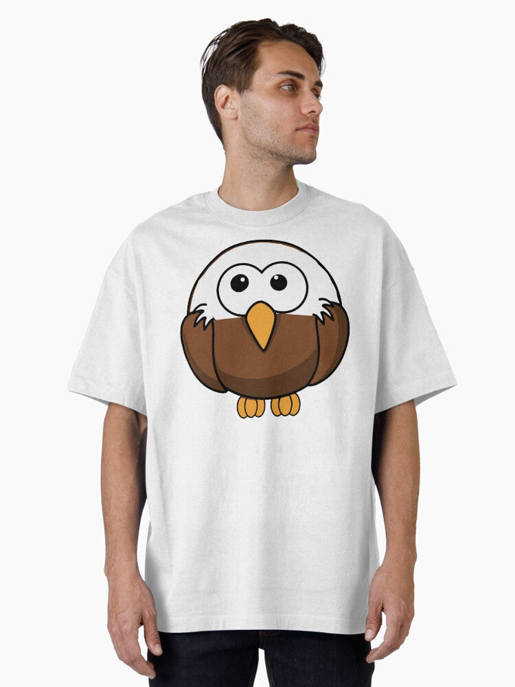CUTE AMERICAN BALD EAGLE USA Oversized Shirt T Shirt Everyday Wear
