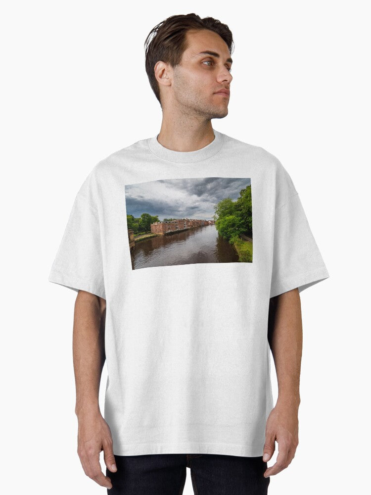 York Bonding Warehouse River Ouse Oversized T Shirt