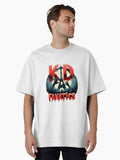 KD Fanatics Haunt Logo Hands Grabbing Eiffel Tower Oversized Shirt T Shirt Everyday Wear