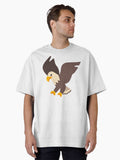 BALD EAGLE CARTOON Oversized Shirt T Shirt Premium Quality