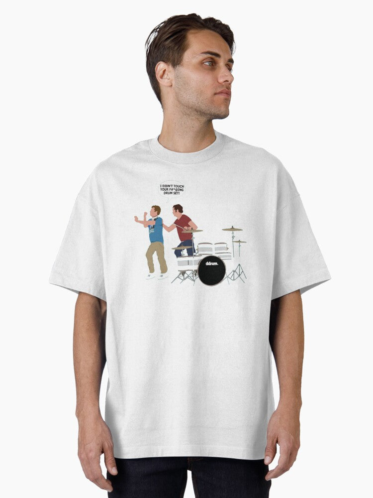 Step Brothers Drum Set Active Oversized T-Shirt T-Shirt | Aesthetic Graphic | Top Pick For Fans
