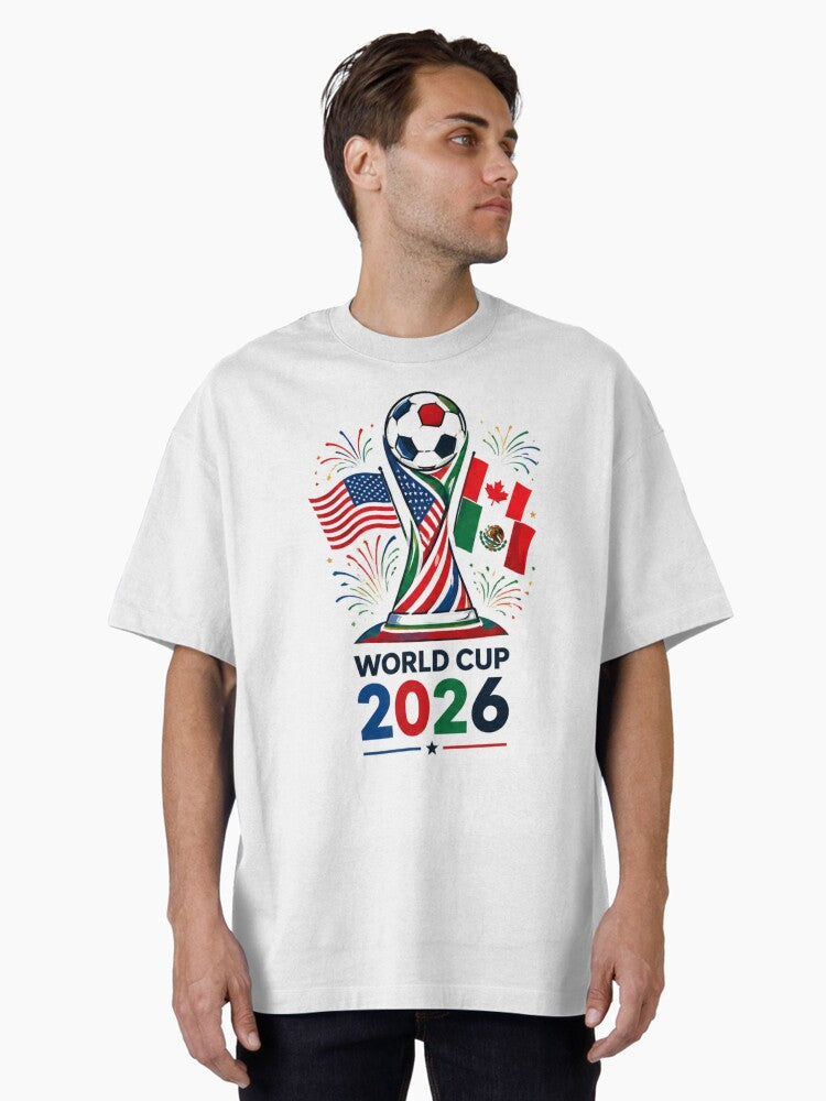 Aesthetic USA 2026 Cup North America Sticker, Phonecase for Laptop, Ä°phone, t-shirt Oversized T-Shirt