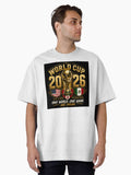 World Cup 2026 | One World One Game | Soccer Fan Design Oversized T-Shirt