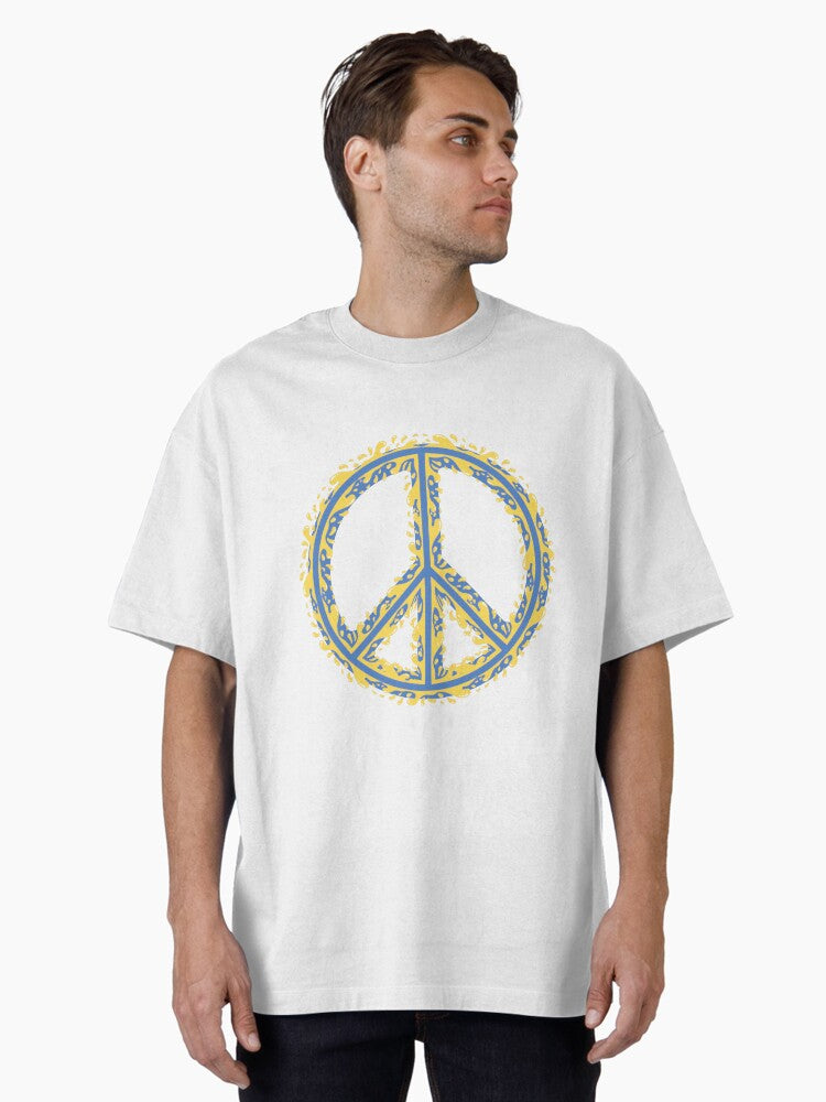 Speak for peace in Ukraine Oversized Shirt T Shirt Everyday Wear