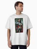 Warrior Oversized T-shirt | Premium Basketball Jersey | Fan Edition Apparel