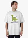 LICKALOTTAPUS Funny Lesbian Oversized Shirt T Shirt Clean Design