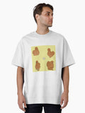 Buff Silkie Chicken Pattern Yellow