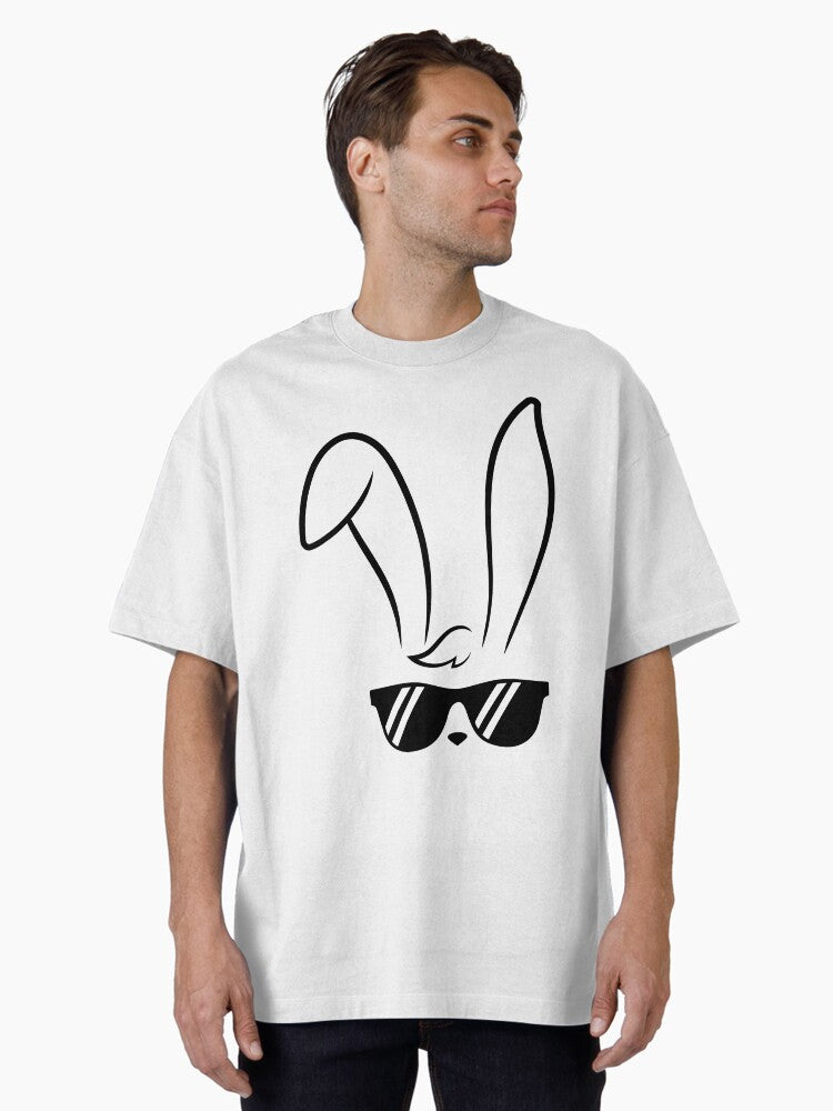 Bunny With Glasses Oversized Shirt T Shirt Gift Ready