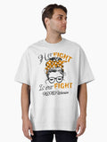 ADHD Awareness - Her Fight is Our Fight - Support ADHD Gifts Oversized T-Shirt