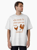 Who needs TV when you can have chickens?