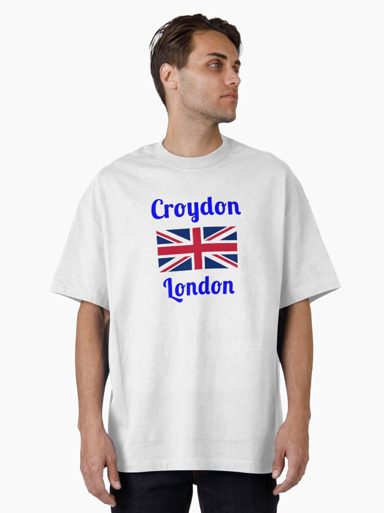 Croydon London Stylish Prints Oversized Shirt T Shirt Premium Quality