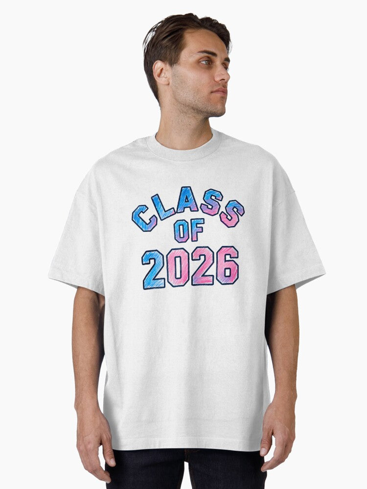 Class of 2026 Graduation Celebrate Senior High 2026 Seniors Oversized T Shirt T Shirt Comfort Fit Daily Wear