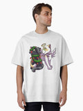 Brightfern Christmas Oversized T-shirt | Trendy Graphic Tee | Casual Unisex T-shirt