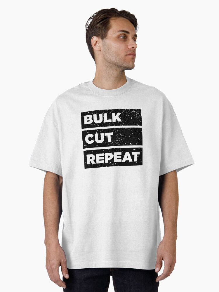 Bulk Cut Repeat Oversized T Shirt T Shirt Premium Print