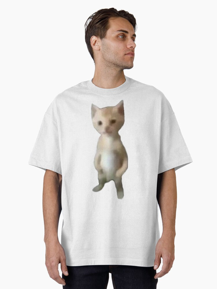 the cat Oversized T Shirt T Shirt Minimal Artwork