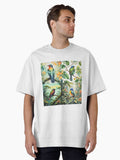 Amazonian Tropical Birds Bulk Oversized T Shirt T Shirt Premium Print