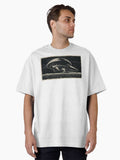 Dark Ship Landing Oversized T-Shirt | Premium Unisex T-Shirt, Trending Graphic Tee