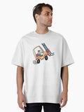 Forklift Truck Driver Oversized T Shirt