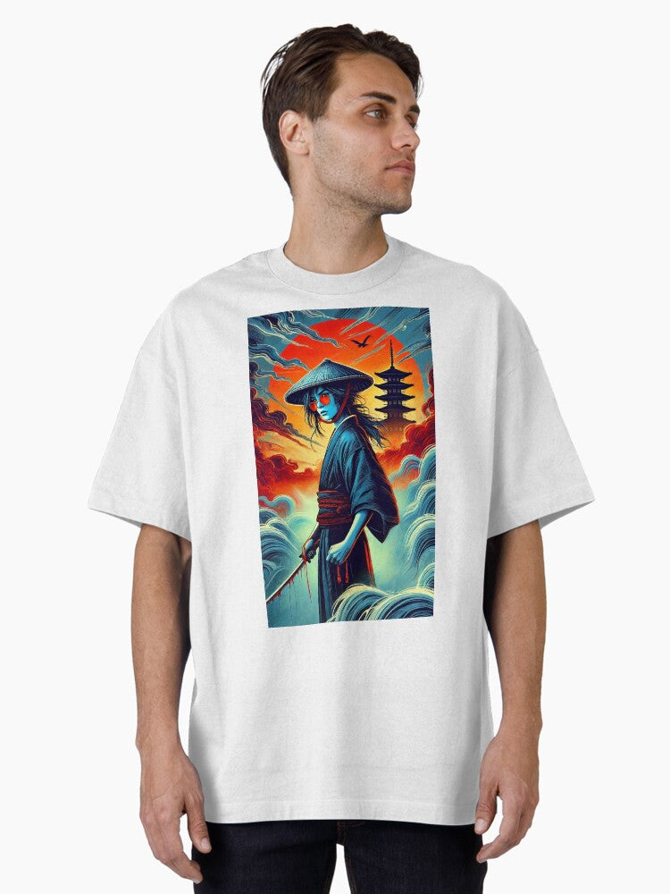 Mizu - Blue Eye Samurai Vol12 Oversized T-shirt | Trendy Graphic Tee | Casual Unisex T-shirt