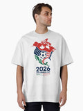 North America 2026 Soccer Championship Oversized T-Shirt