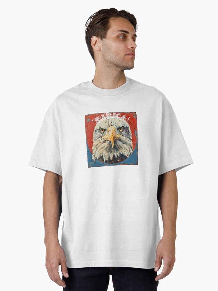 Stars Stripes and Sass Proud American Eagle Gear Oversized Shirt T Shirt Gift Ready