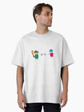 funny cute two childs play baseball Oversized T Shirt T Shirt High Search Demand Limited Drop Feel