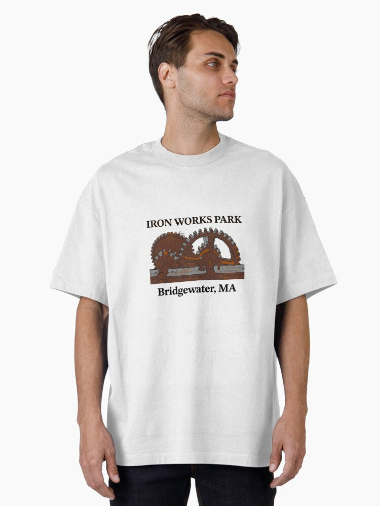 Iron Works Park Rusty Gears Oversized T Shirt T Shirt Trending US Hot Right Now