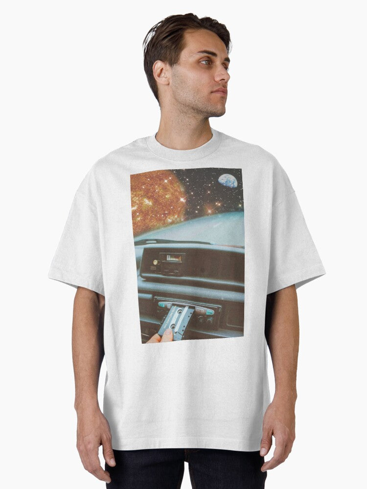 Driver Picks the Music Oversized T-Shirt | Premium Unisex T-Shirt, Trending Graphic Tee