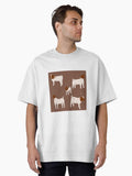 Boer Goats Pattern Brown