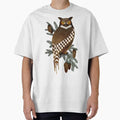Owl & Pines Oversized T-Shirt for Sale by littleclyde