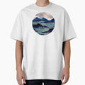 Ocean Sunrise Oversized T-Shirt for Sale by spacefrogdesign