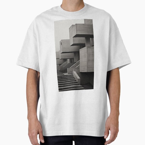 Cookie Cutter - Brutalism Oversized T-Shirt for Sale by Fushiii