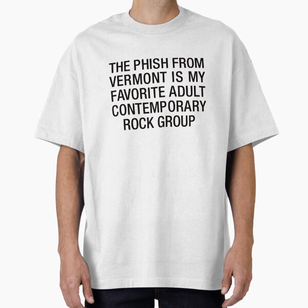 The Phish Contemporary Adult Rock Group Oversized T-Shirt for Sale by NormJewels