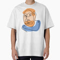 Abstraction Composition face 11 Oversized T-Shirt for Sale by alina-k-design