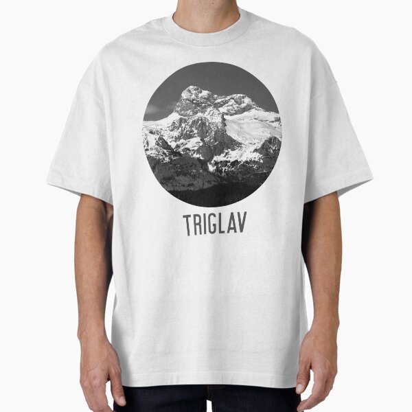 TRIGLAV Mountain Peak Photography Slovenia Oversized T-Shirt by PolyChris
