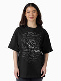 I have a plan Critical fail DnD Science of D20 Oversized T Shirt Women T Shirt Comfort Fit Fan Favorite