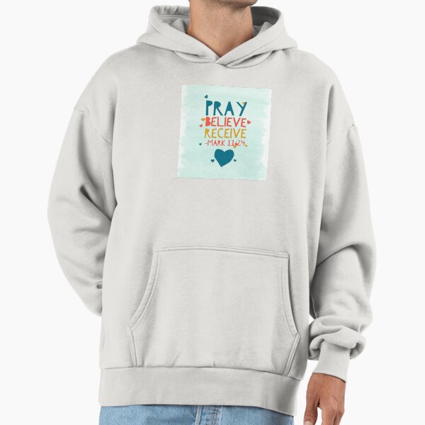 Bible Verse Psalm 34 5 Sweat A Capuche Oversize Premium Hoodie