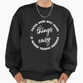 Foi Bible Verse Luc 1 37 Sweatshirt Premium Oversize Hoodie