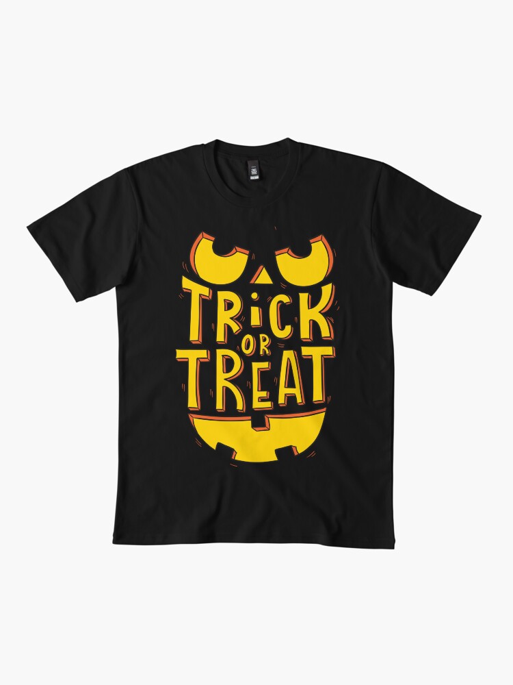 Trick Or Treat Premium T Shirt Clean Design 3