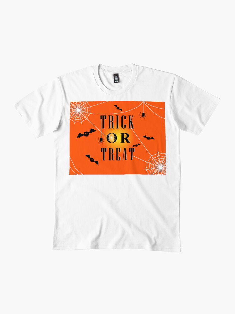 Trick Or Treat Halloween Premium T Shirt Minimal Style