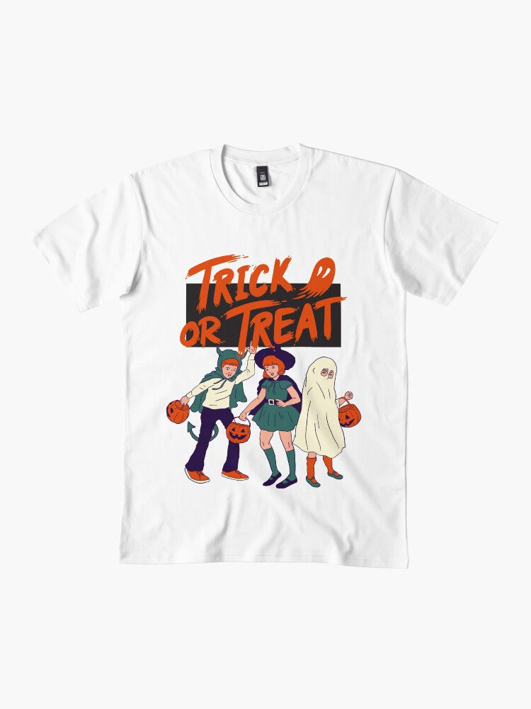 Trick Or Treat Premium T Shirt Clean Design